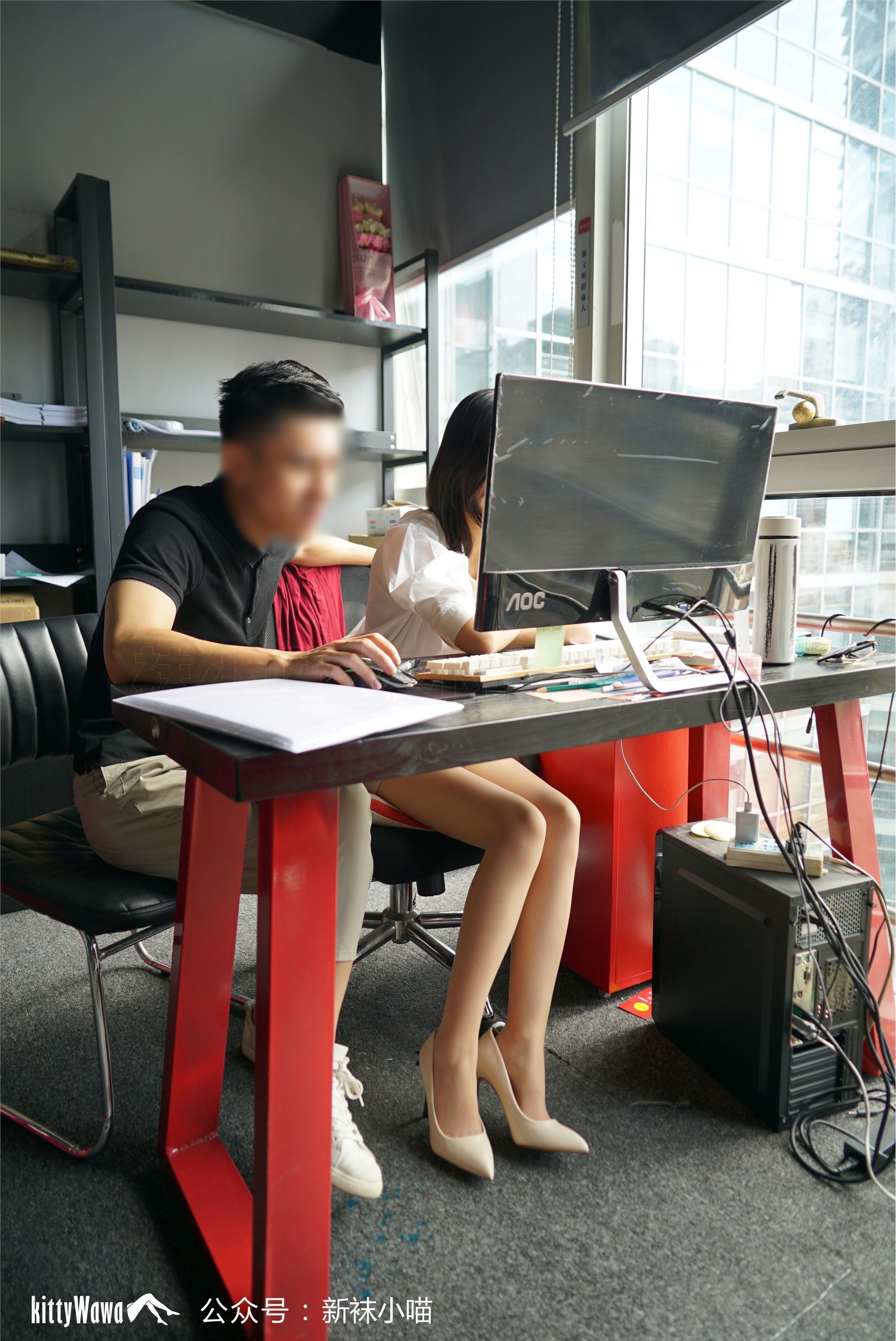 kittyWawa袜小喵故事集  KTS014 加班